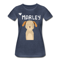 Marley Women’s Premium T-Shirt - Blau meliert