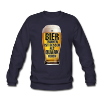 Bier trinken ist besser als Quark reden - Pullover - Navy