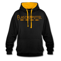 Flaschenputtel - Kontrast-Hoodie - Schwarz/Gold