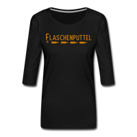 Flaschenputtel - Frauen Premium 3/4-Arm Shirt - Schwarz