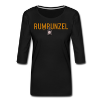 Rumpunzel - Frauen Premium 3/4-Arm Shirt - Schwarz