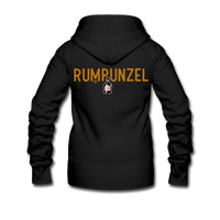 Rumpunzel - Frauen Premium Kapuzenjacke - Schwarz