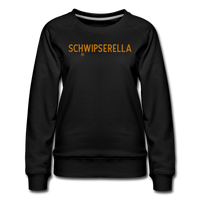 Schwipserella - Frauen Premium Pullover - Schwarz