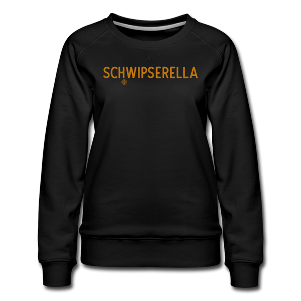 Schwipserella - Frauen Premium Pullover - Schwarz