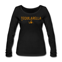 Tequilarella - Frauen Bio-Langarmshirt von Stanley & Stella - Schwarz