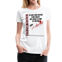 Krawallmädchen - Frauen Premium T-Shirt - Weiß