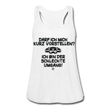 Darf ich mich kurz vorstellen... - Federleichtes Frauen Tank Top - Weiß