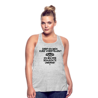 Darf ich mich kurz vorstellen... - Federleichtes Frauen Tank Top - Grau meliert
