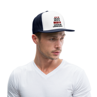 Ich bin vielleicht nicht so hübsch... - Trucker Cap - Weiß/Navy