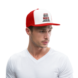 Ich bin vielleicht nicht so hübsch... - Trucker Cap - Weiß/Rot