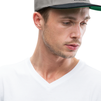 Ich bin vielleicht nicht so hübsch... - Snapback Cap - Graphit/Schwarz