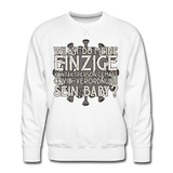 Willst du meine einzige Kontaktperson gemäss... - Männer Premium Pullover - Weiß