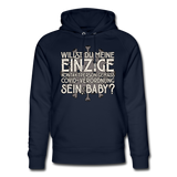Willst du meine einzige Kontaktperson gemäss... - Bio-Hoodie von Stanley & Stella - Navy