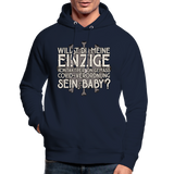 Willst du meine einzige Kontaktperson gemäss... - Bio-Hoodie von Stanley & Stella - Navy