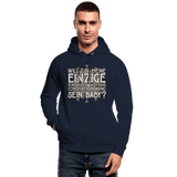 Willst du meine einzige Kontaktperson gemäss... - Bio-Hoodie von Stanley & Stella - Navy