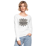 Willst du meine einzige Kontaktperson gemäss... - Frauen Bio-Langarmshirt von Stanley & Stella - Weiß