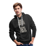 Suche asoziale Kontakte soziale sind ja verboten - Männer Premium Hoodie - Schwarz