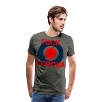 Fuck Corona - Premium T-Shirt - Asphalt