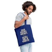 Suche asoziale Kontakte soziale sind ja verboten - Stoffbeutel - Royalblau