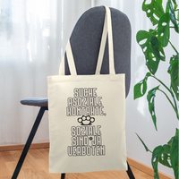 Suche asoziale Kontakte soziale sind ja verboten - Stoffbeutel - Natur
