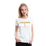 Vodkahontas - Frauen Premium T-Shirt - weiß